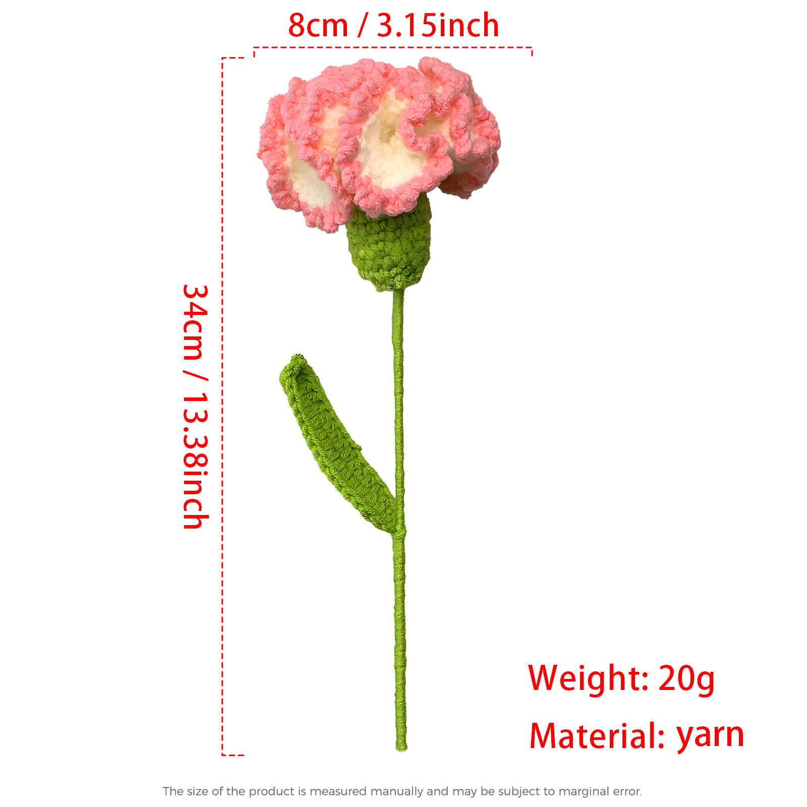 Handcrafted Yarn Flower – Perfect Gift for Mum, Nan or Loved Ones | Jessemade