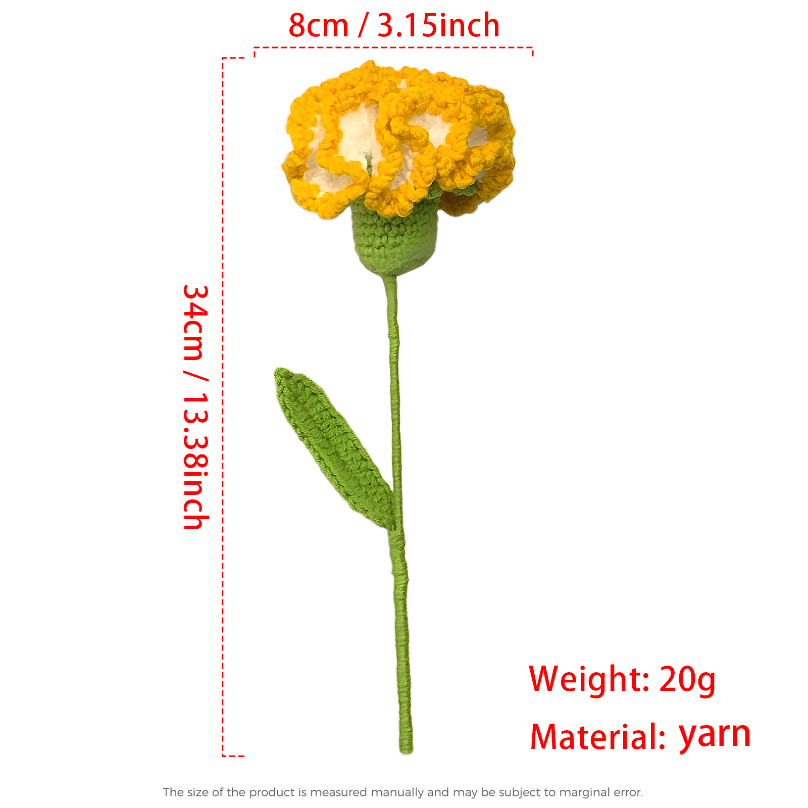 Handcrafted Yarn Flower – Perfect Gift for Mum, Nan or Loved Ones | Jessemade