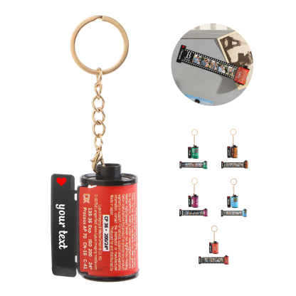 5 Photos Family Fridge Magnet Film Roll – Personalised Keepsake Keychain Gift for Dad & Grandad | Jessemade