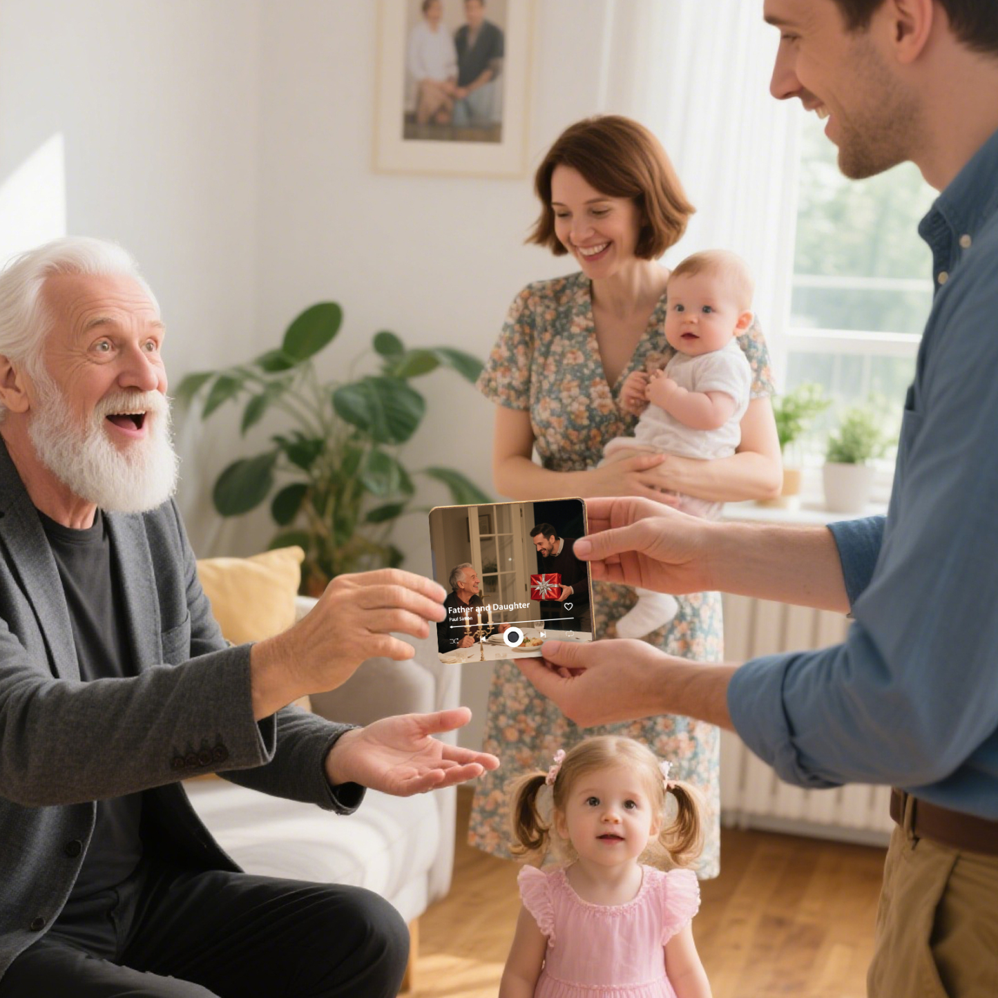 Personalised Music Fridge Magnet – Custom Photo & Song & Text - Meaningful Gift for Loved Ones | Jessemade