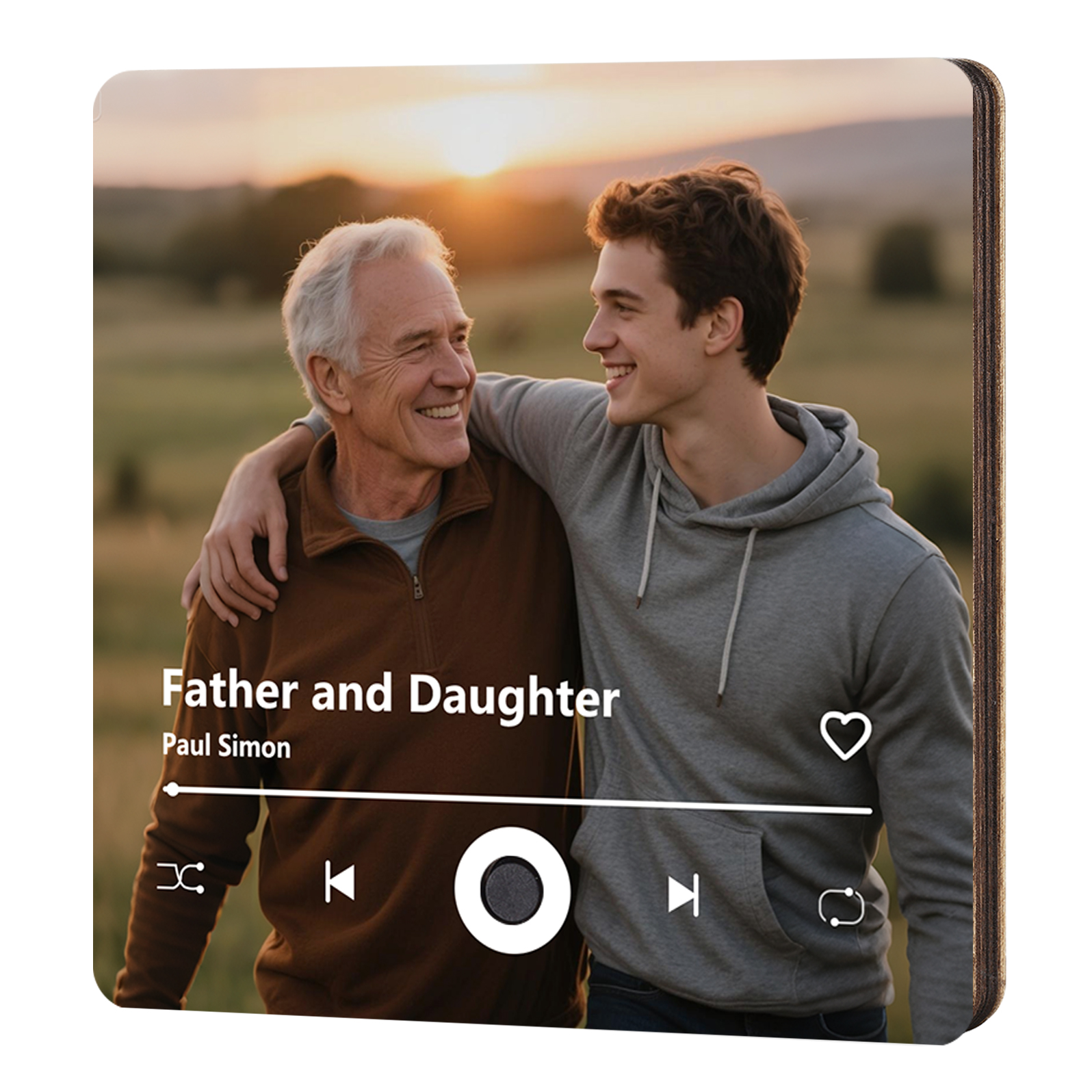 Personalised Music Fridge Magnet – Custom Photo & Song & Text - Meaningful Gift for Loved Ones | Jessemade