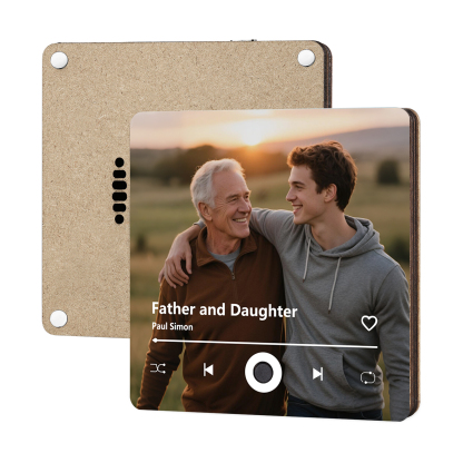 Personalised Music Fridge Magnet – Custom Photo & Song & Text - Meaningful Gift for Loved Ones | Jessemade