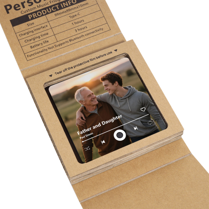 Personalised Music Fridge Magnet – Custom Photo & Song & Text - Meaningful Gift for Loved Ones | Jessemade