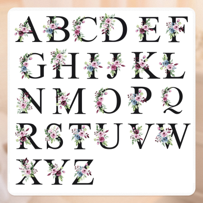 Personalized Letter & Name Tote Bag Beach Jute Bag Birthday Wedding Party Travel Gift for Women/Girls