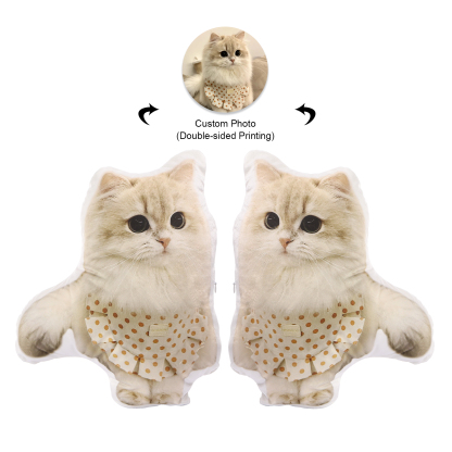 Personalised Pet Pillow – Custom Photo Plush Pillow Gift for Pet Lovers | Jessemade