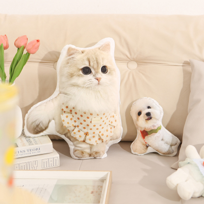 Personalised Pet Pillow – Custom Photo Plush Pillow Gift for Pet Lovers | Jessemade