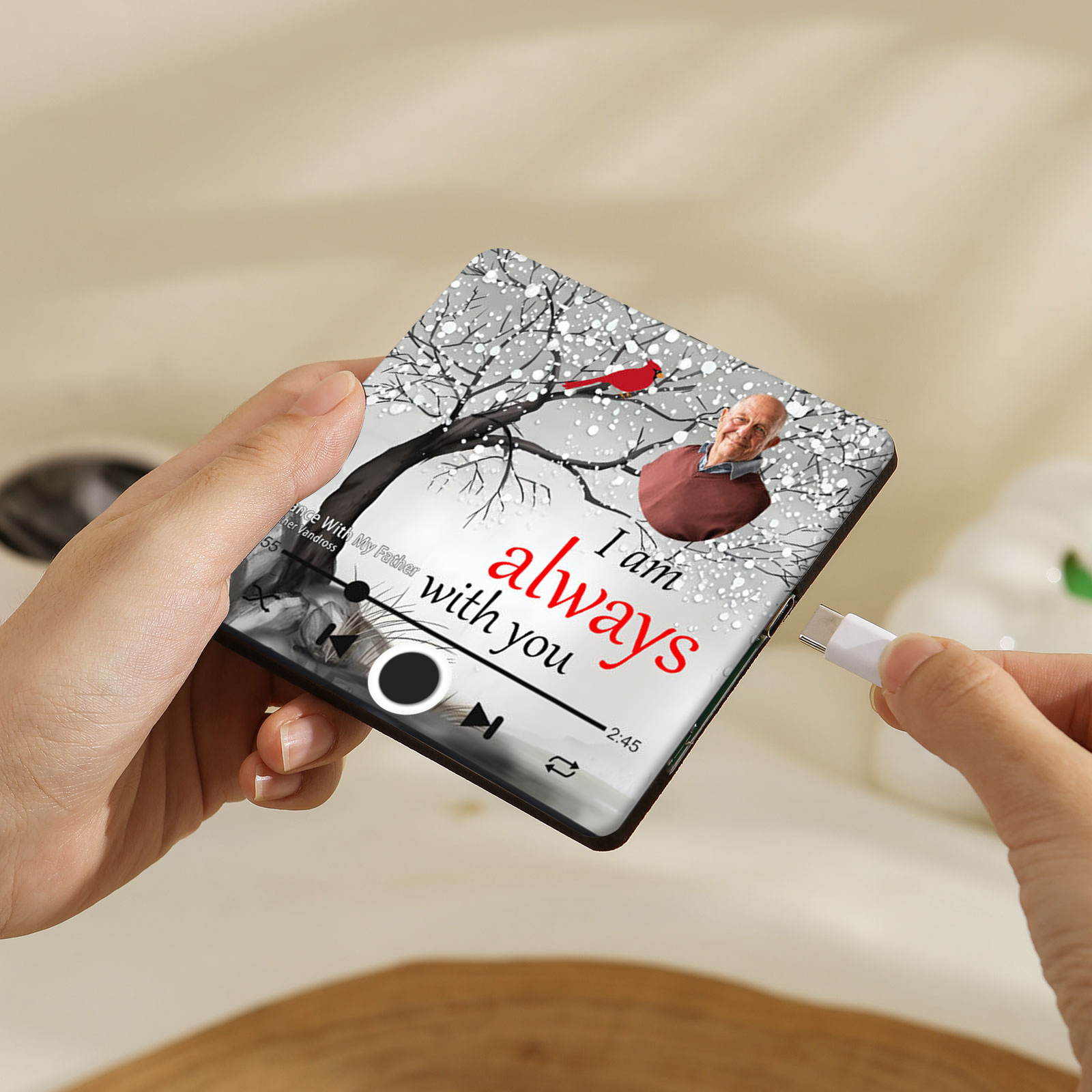 Personalized Memory Magnet – Photo, Text & Song Title for Honoring Loved Ones | Jessemade