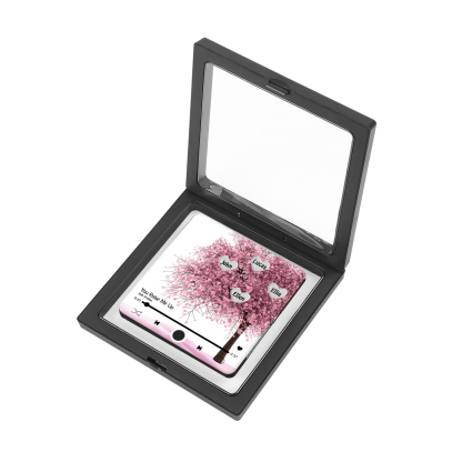 Personalised Acrylic Refrigerator Magnet with Custom 4 Names and Song Gift for Parents | Jessemade