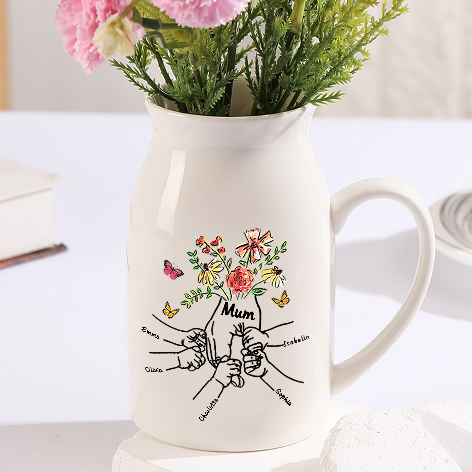 Custom Photo Cup with hearts