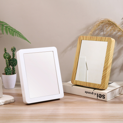 5 Names - Personalized Home Mirror Photo Frame Night Light Insert/Rechargeable Custom Text LED Night Light Gift for Mum