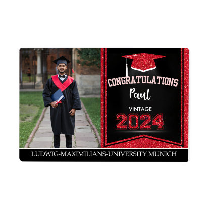 2024 Graduation Gifts Personalised Acrylic Ornaments with Customized Photo, Year, Name and Text Graduation Gifts for Her/Him