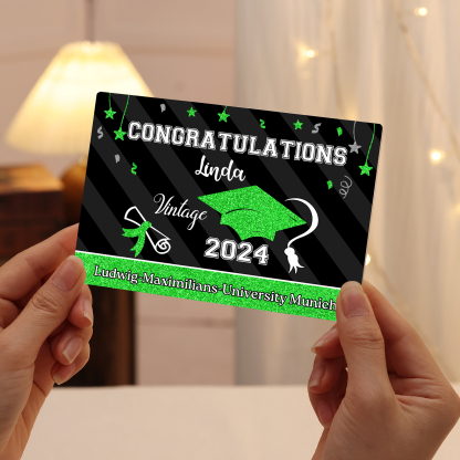 2024 Graduation Gifts Personalised Acrylic Ornaments with Customized Year, Name and Text Graduation Gifts for Her/Him