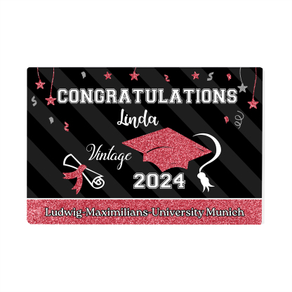 2024 Graduation Gifts Personalised Acrylic Ornaments with Customized Year, Name and Text Graduation Gifts for Her/Him