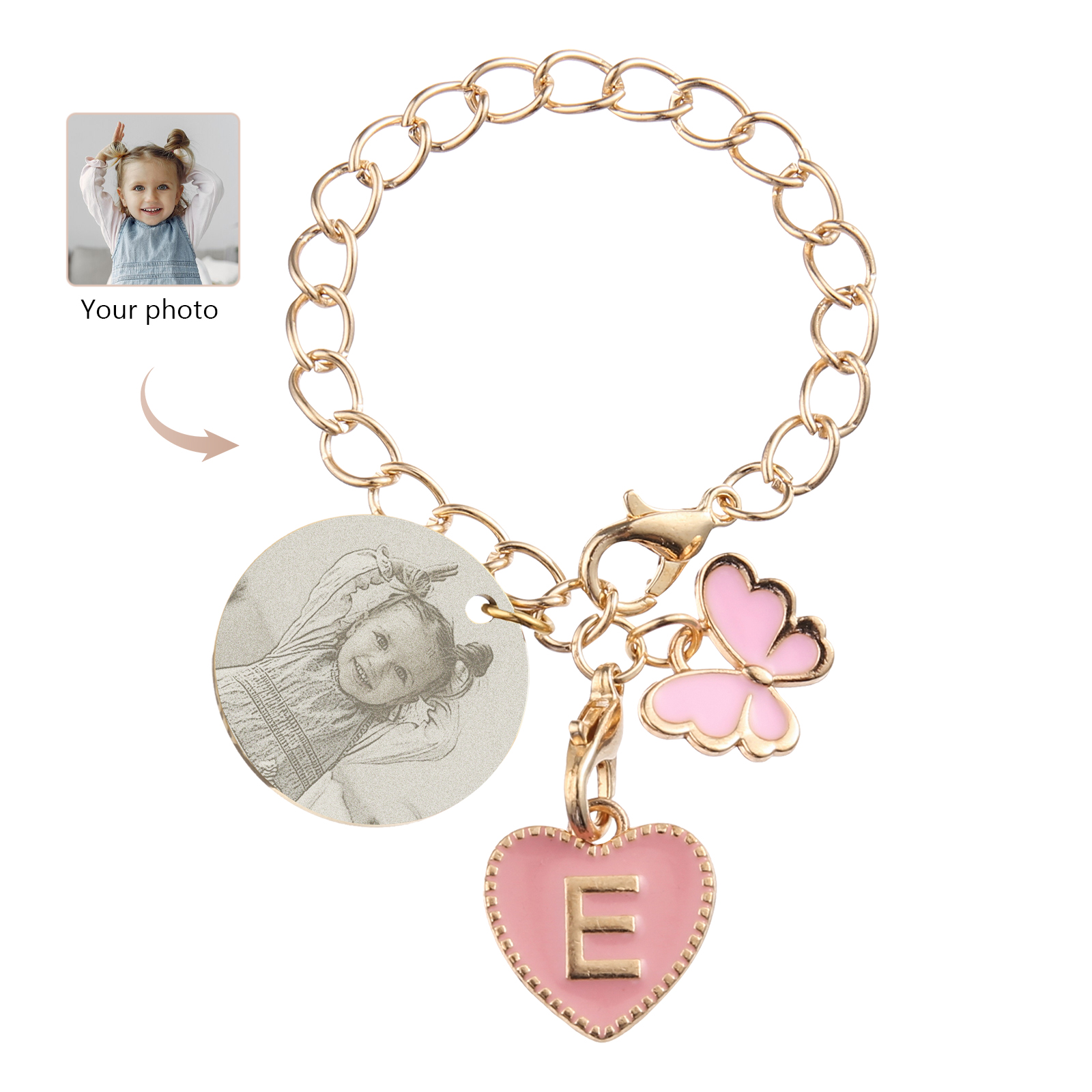Personalized Customized Photo Stainless Steel Pendant With Exquisite As A Back-To-School Gift For Daughter