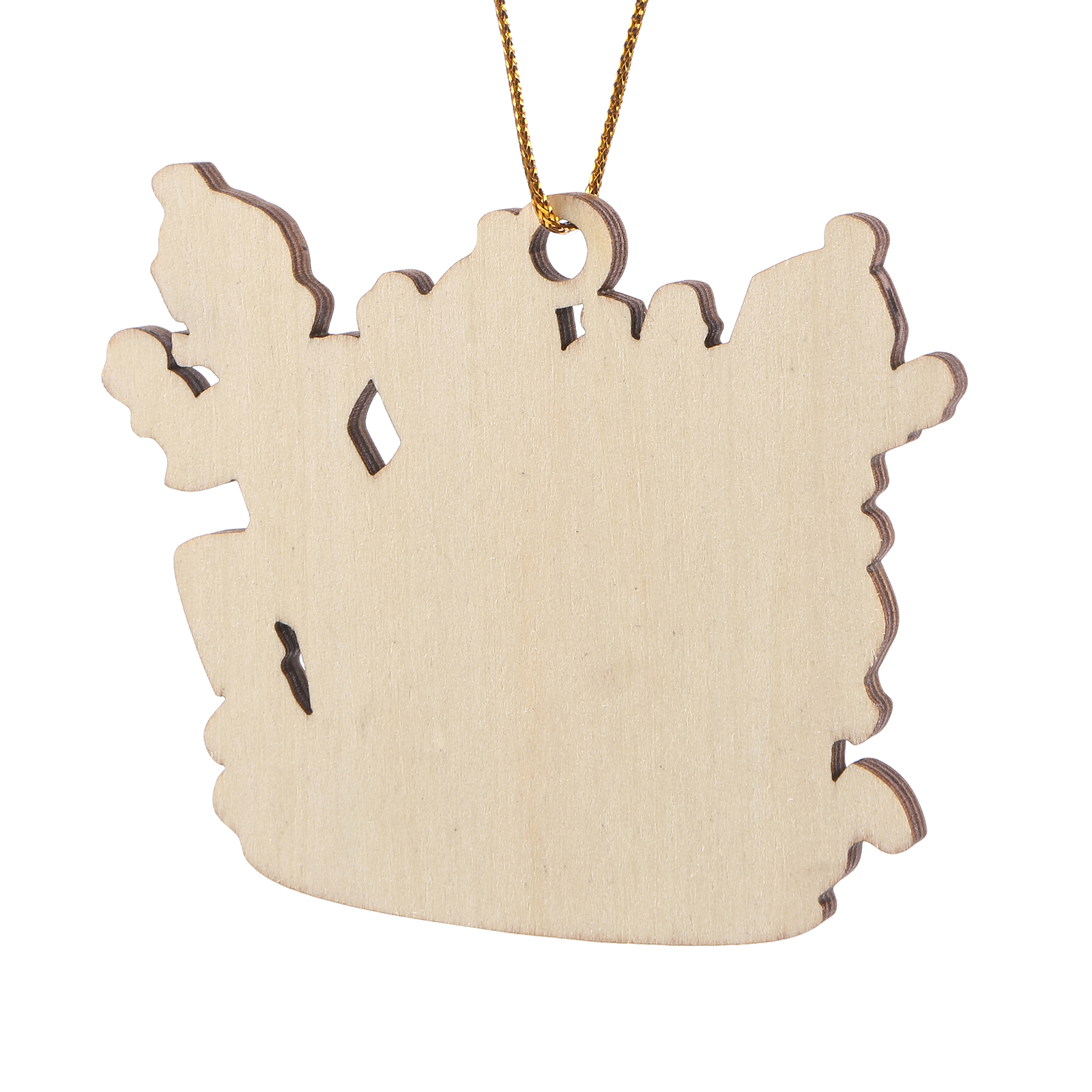 Personalised Christmas Ornament - Custom 5 Names & 1 Year & 1 Text Wooden Ornament Gift for Family | Jessemade