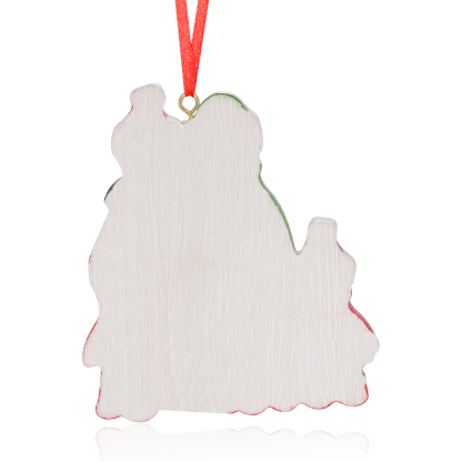 Personalised Family Christmas Ornament – Custom Resin Snow Shoveling Scene with 5 Names & 1 Text Christmas Gift | Jessemade