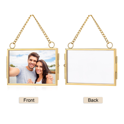 Personalised Mini Photo Ornament Openable Photo Frame Romantic Valentine's gift for Lover | Jessemade