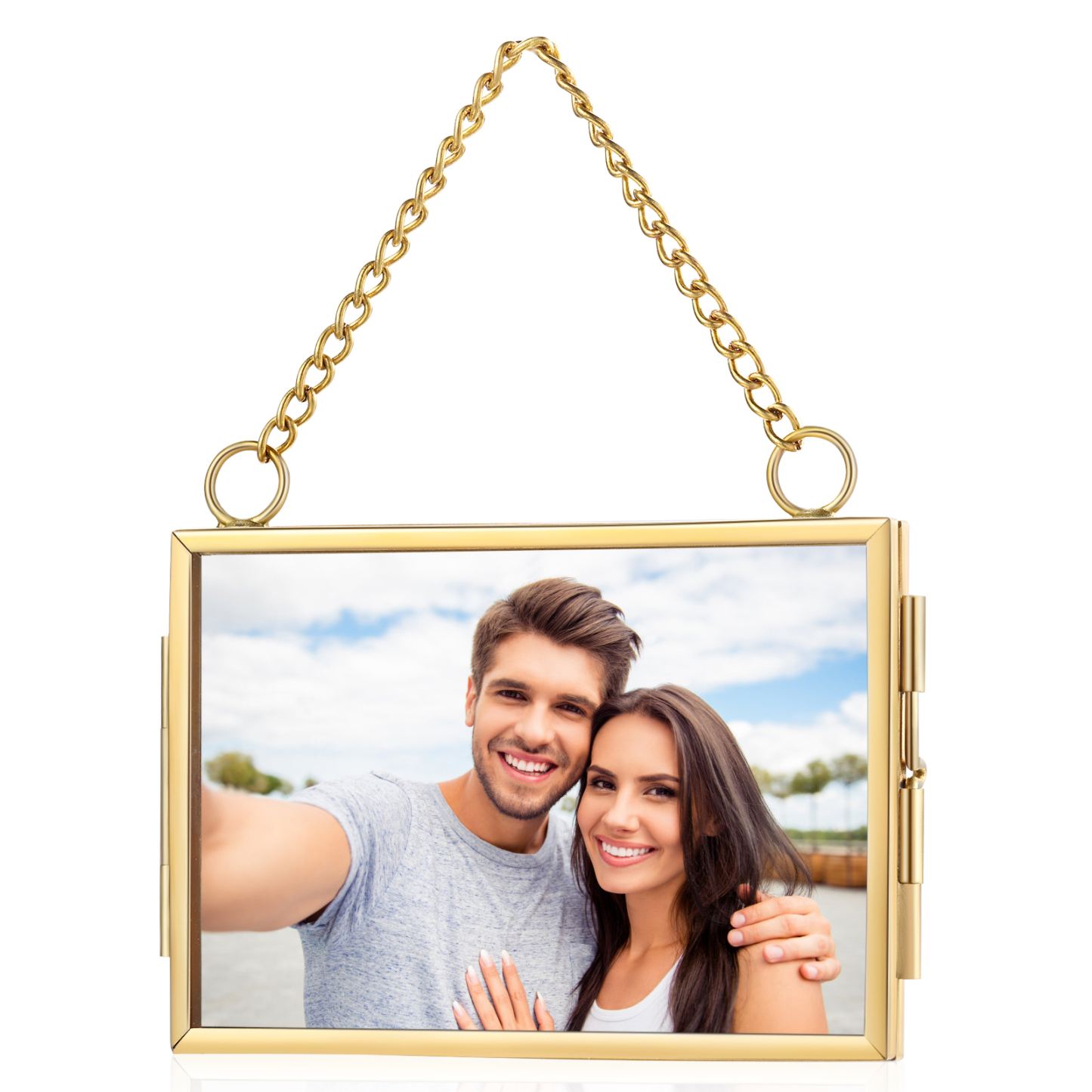 Personalised Mini Photo Ornament Openable Photo Frame Romantic Valentine's gift for Lover | Jessemade