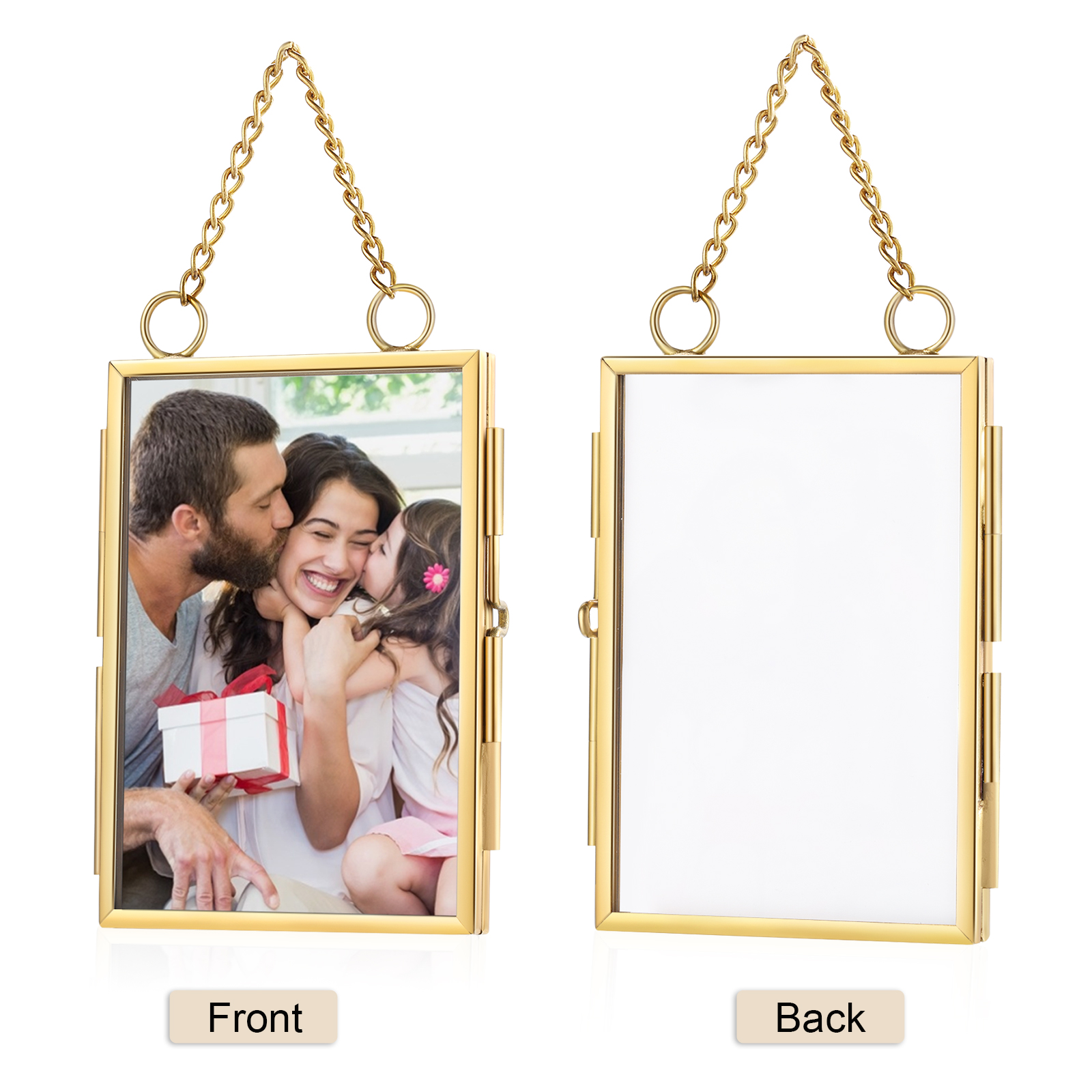 Personalised Mini Photo Ornament Openable Photo Frame Romantic Valentine's gift for Lover | Jessemade