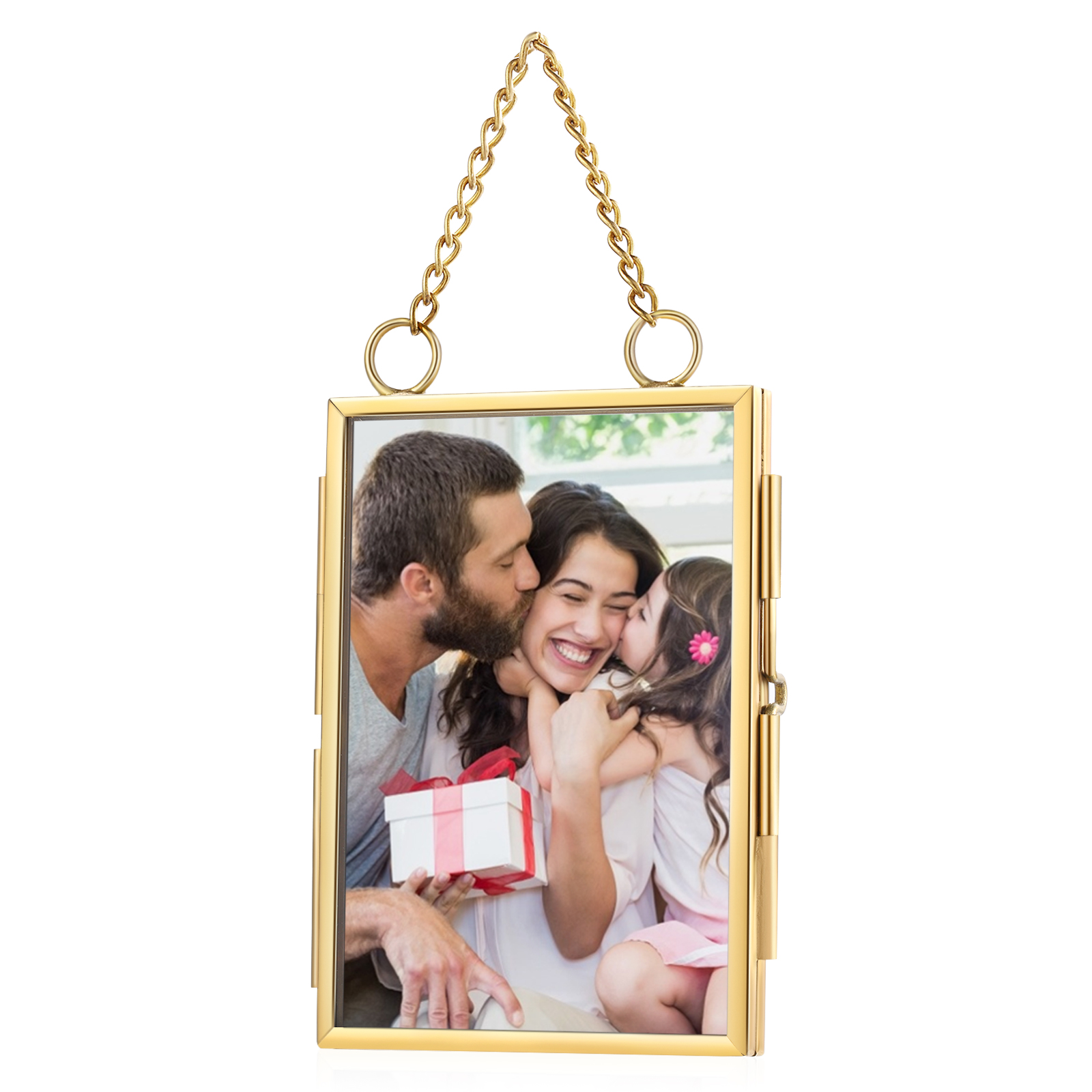 Personalised Mini Photo Ornament Openable Photo Frame Romantic Valentine's gift for Lover | Jessemade