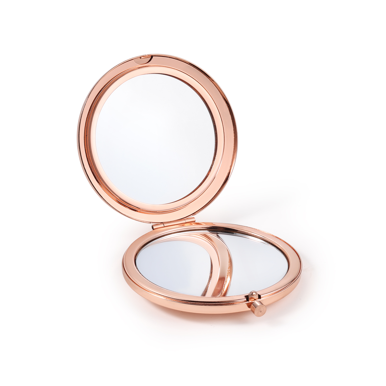 Personalized Name And Birth Flower Makeup Mirror Exquisite Small Gift For Her