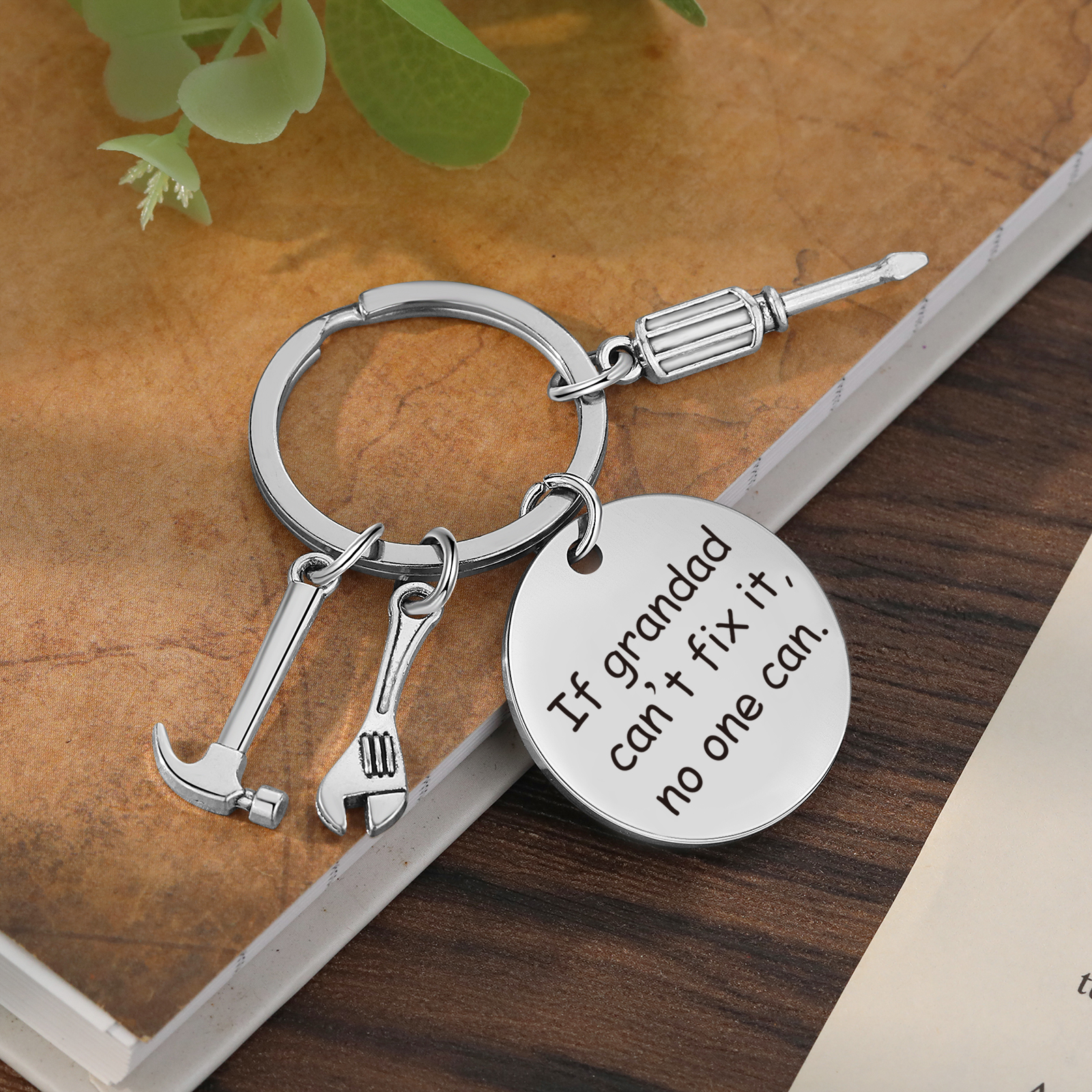 Personalized Hammer Screwdriver Wrench Tools Keychain Special Gift For Grandad-Father's Day Gift