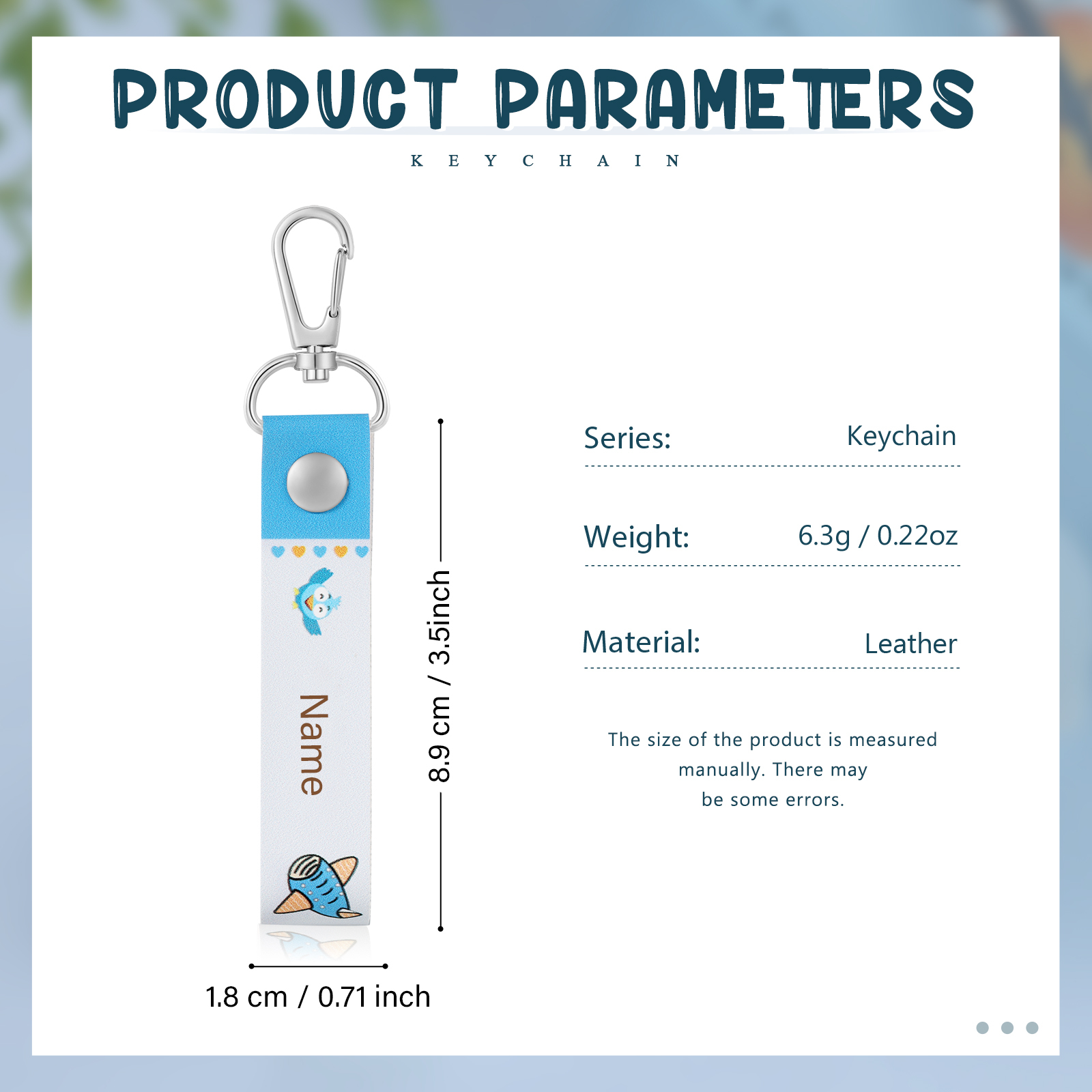 Personalized Cute Letter Bag Keychain, Children'S Back To School Gift, For Daughter/Son