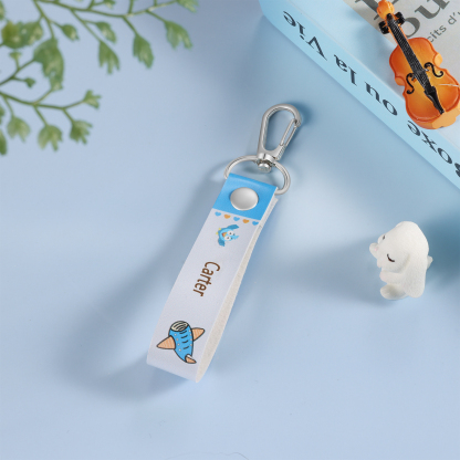 Personalized Cute Letter Bag Keychain, Children'S Back To School Gift, For Daughter/Son