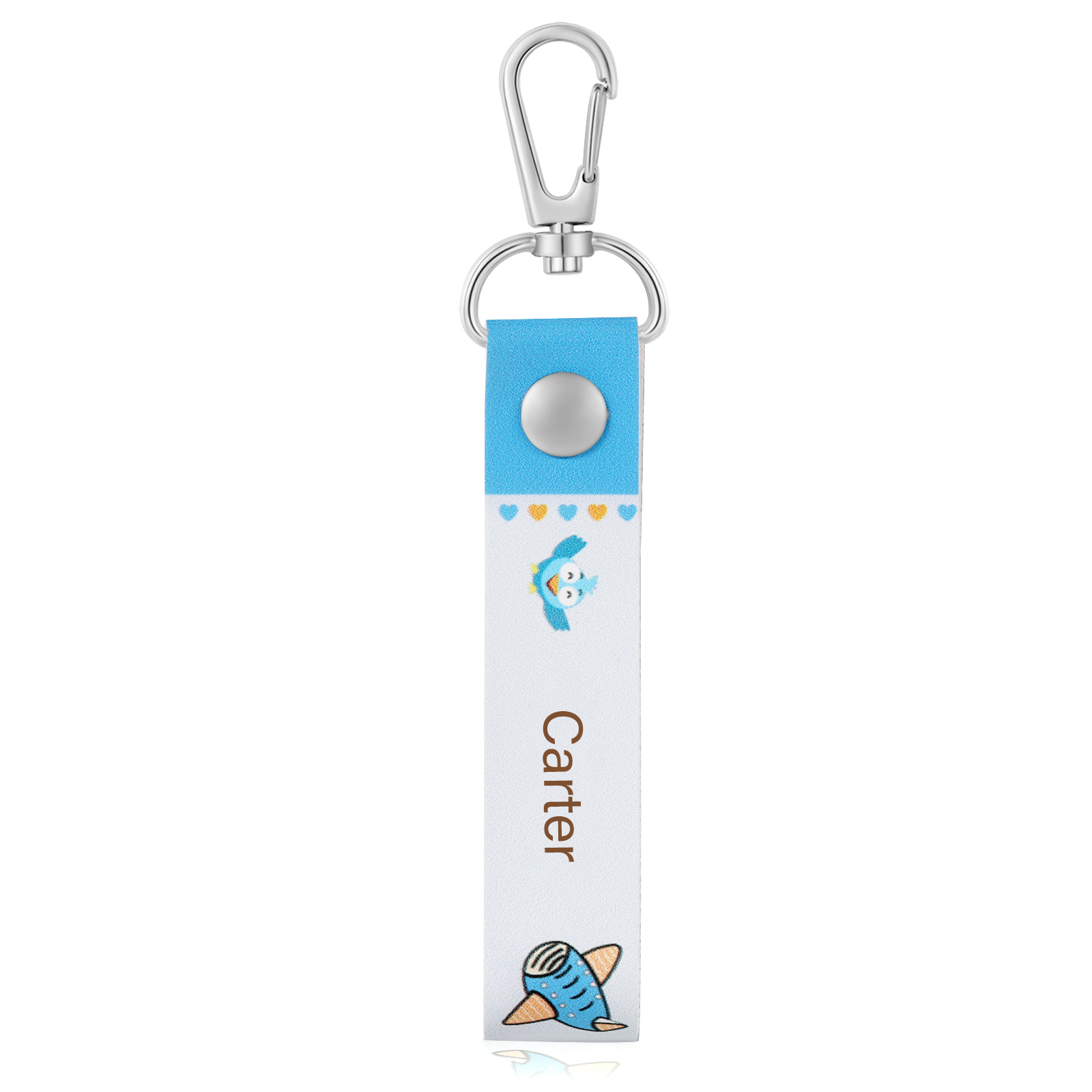 Personalized Cute Letter Bag Keychain, Children'S Back To School Gift, For Daughter/Son