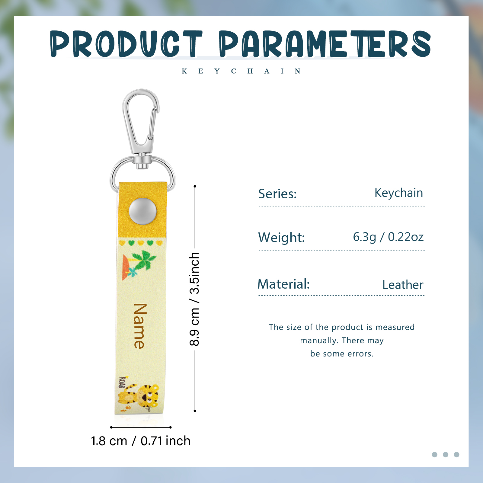 Personalized Cute Letter Bag Keychain, Children'S Back To School Gift, For Daughter/Son