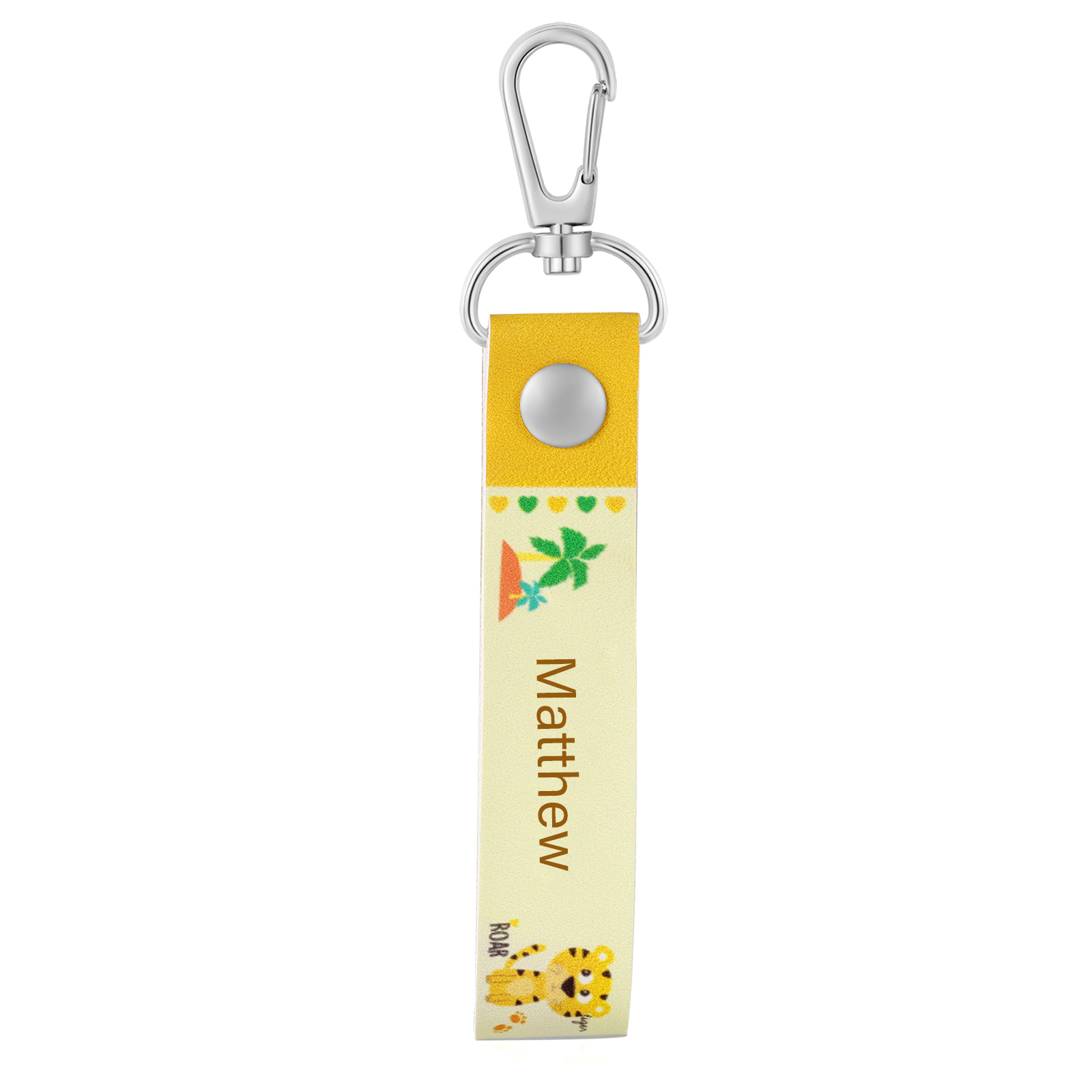 Personalized Cute Letter Bag Keychain, Children'S Back To School Gift, For Daughter/Son