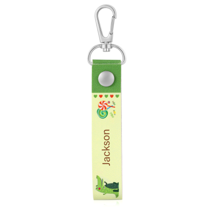 Personalized Cute Letter Bag Keychain, Children'S Back To School Gift, For Daughter/Son