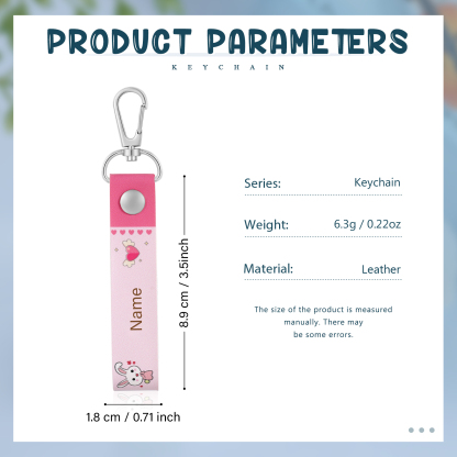 Personalized Cute Letter Bag Keychain, Children'S Back To School Gift, For Daughter/Son