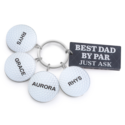 4 Names - Personalised Acrylic Keyring Five Colors to Choose From Back to School Gift for Kids