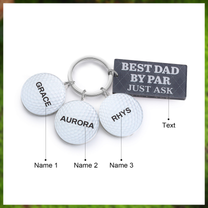 3 Names - Personalised Acrylic Keyring Five Colors to Choose From Back to School Gift for Kids