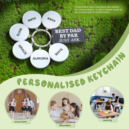 6 Names - Personalised Acrylic Keyring Five Colors to Choose From Back to School Gift for Kids
