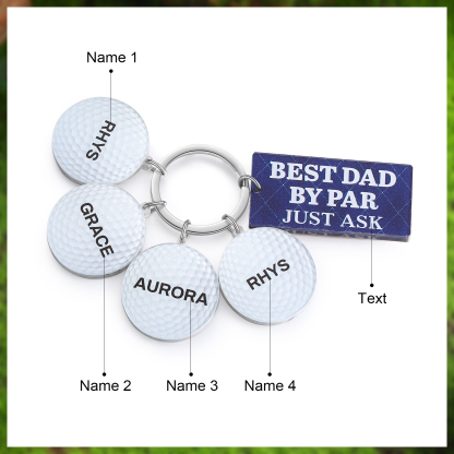 4 Names - Personalised Acrylic Keyring Five Colors to Choose From Back to School Gift for Kids
