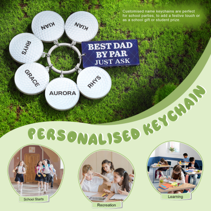 6 Names - Personalised Acrylic Keyring Five Colors to Choose From Back to School Gift for Kids