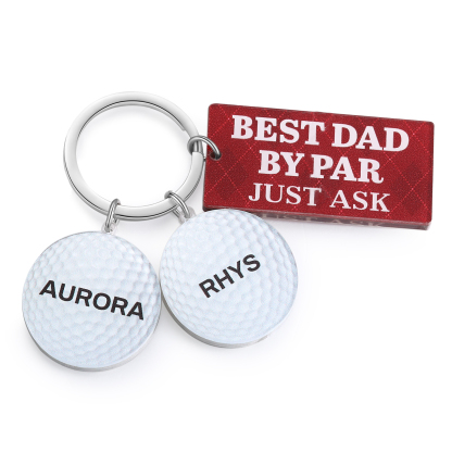 2 Names - Personalised Acrylic Keyring Five Colors to Choose From Back to School Gift for Kids