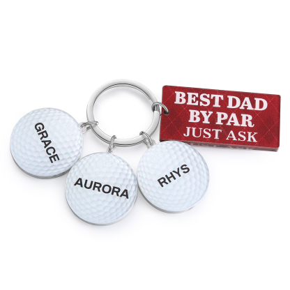 3 Names - Personalised Acrylic Keyring Five Colors to Choose From Back to School Gift for Kids