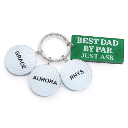 3 Names - Personalised Acrylic Keyring Five Colors to Choose From Back to School Gift for Kids