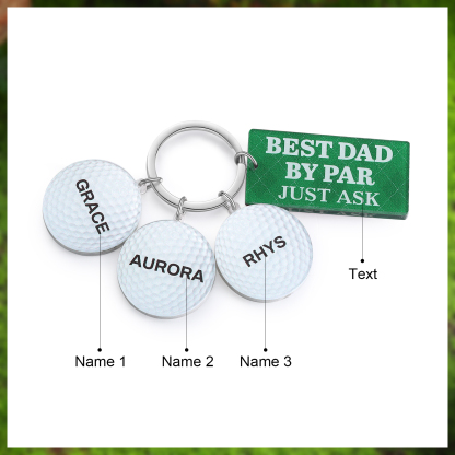 3 Names - Personalised Acrylic Keyring Five Colors to Choose From Back to School Gift for Kids