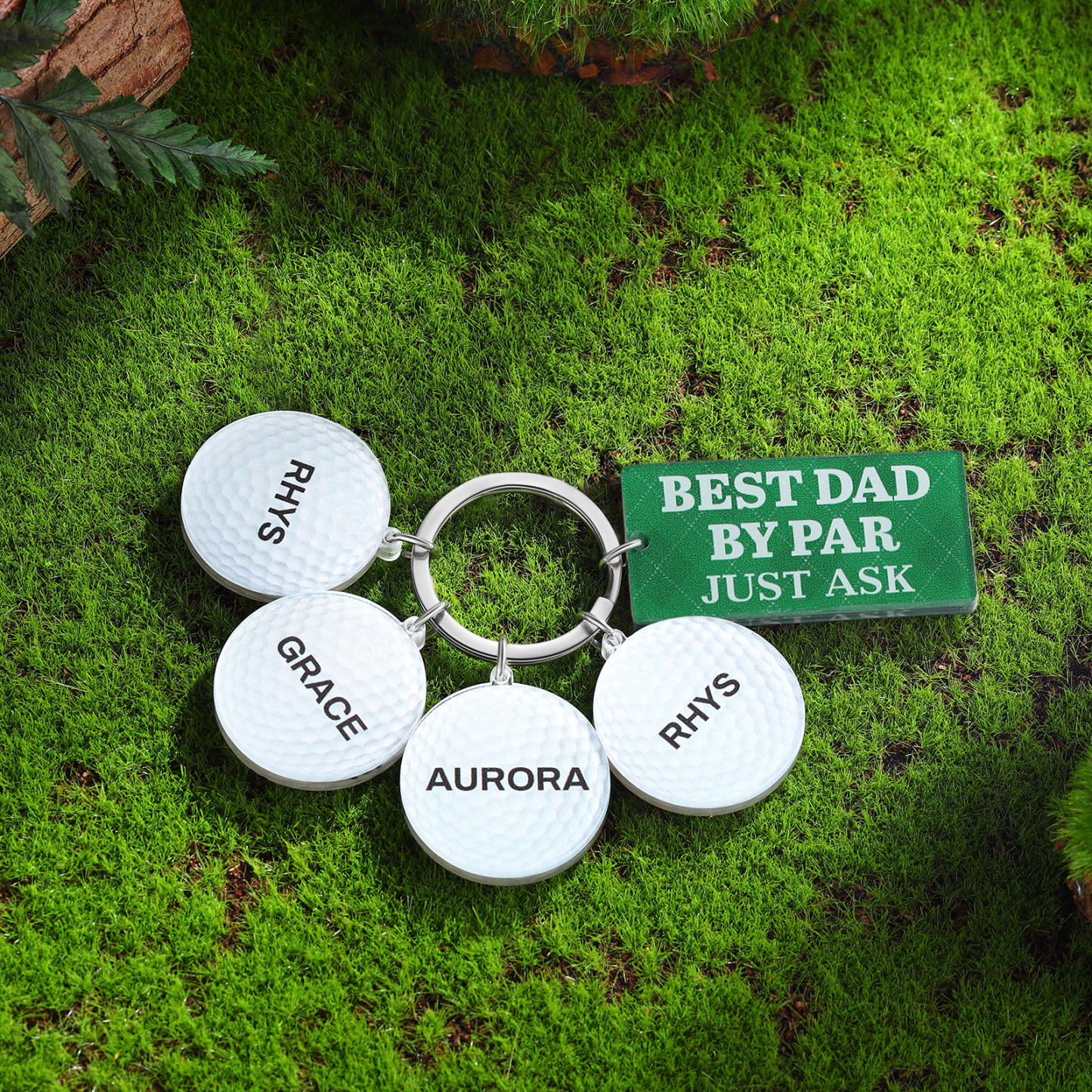 4 Names - Personalised Acrylic Keyring Five Colors to Choose From Back to School Gift for Kids