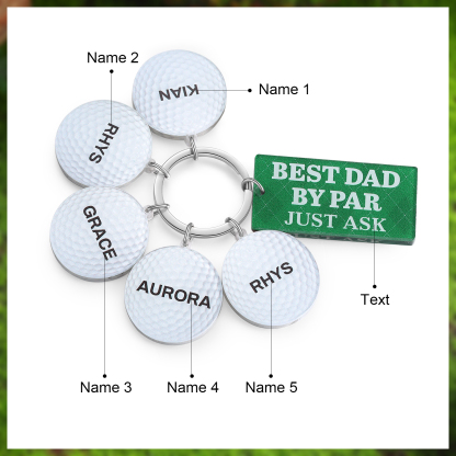 5 Names - Personalised Acrylic Keyring Five Colors to Choose From Back to School Gift for Kids