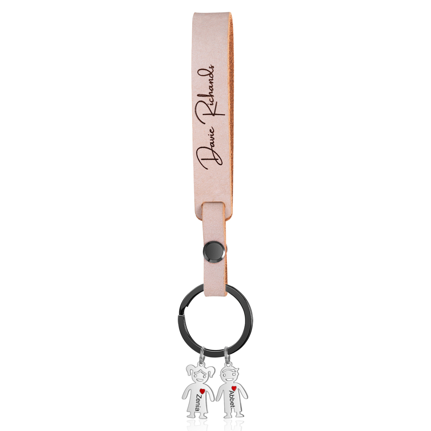Mama Keychain Gifts Personalized Keychain With 1 Kid Charm "Thanks for Sharing Your DNA" For Her
