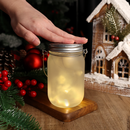 Personalised Memorial Mason Jar Light – Custom Photo & Name & Date Gifts For Family | Jessemade