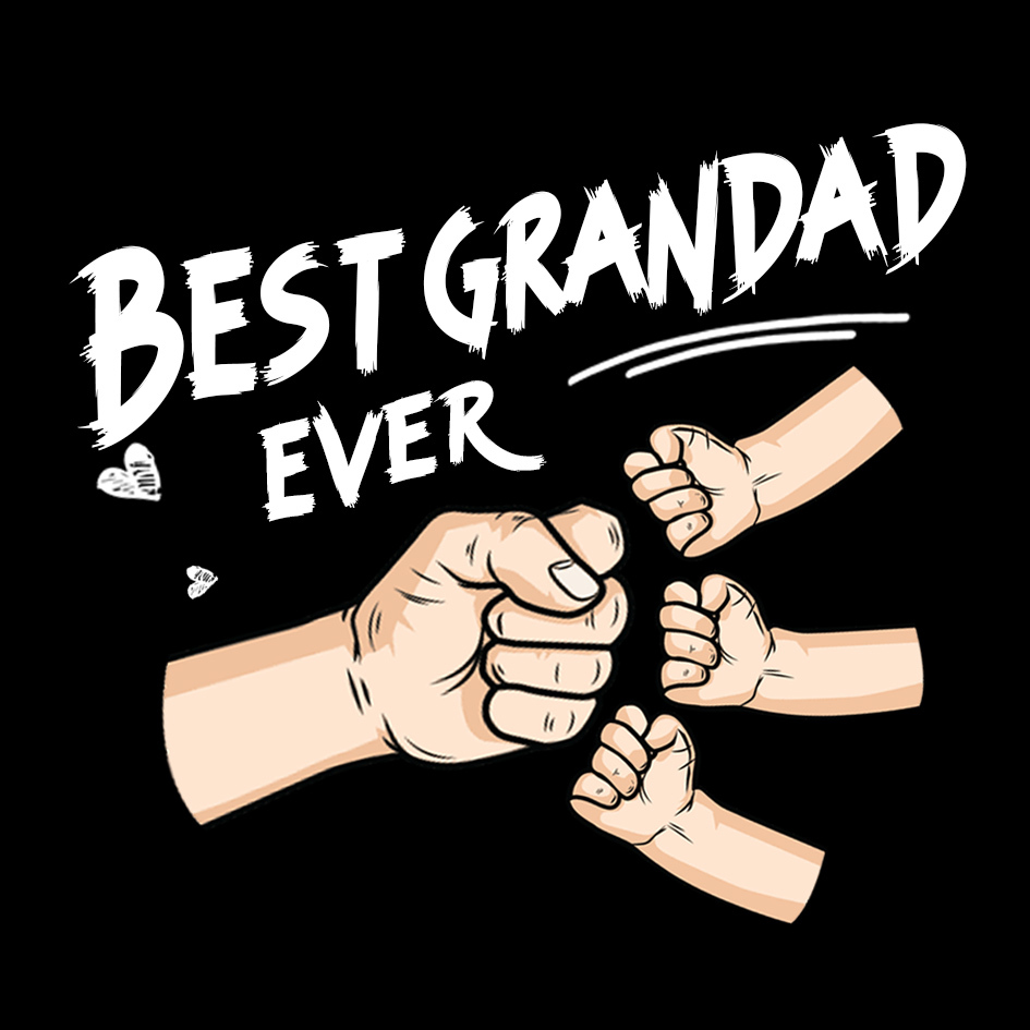 Best Grandad Ever Fist-Bump Gift Card (2–7 fists)