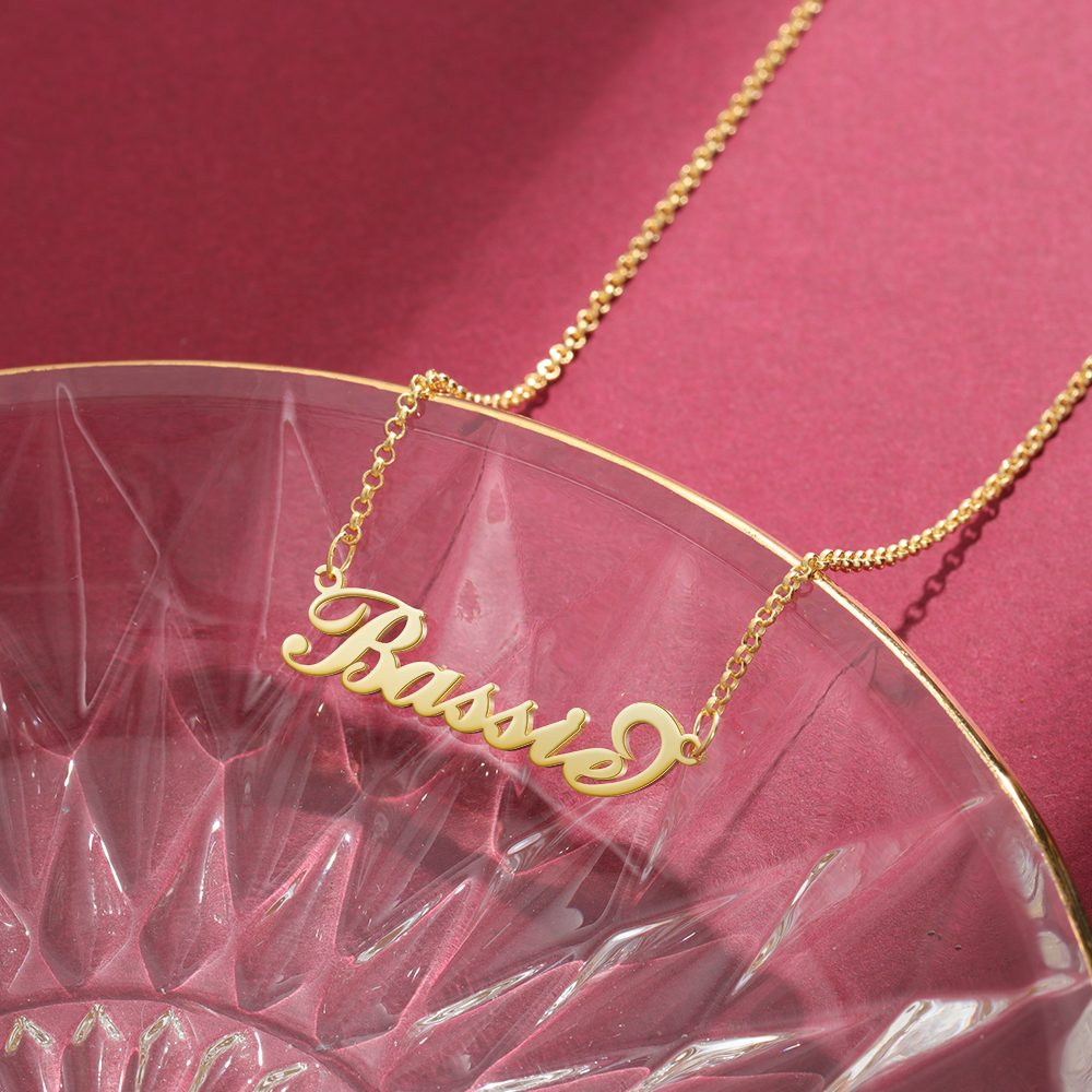 Personalised Necklace Romatic Valentine's Gifts Charm Tiny Necklace