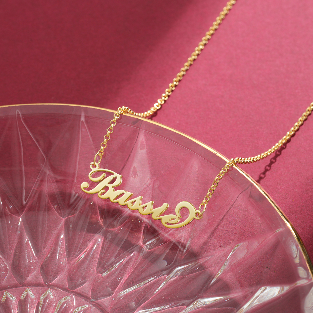 Personalised Necklace Romatic Valentine's Gifts Charm Tiny Necklace