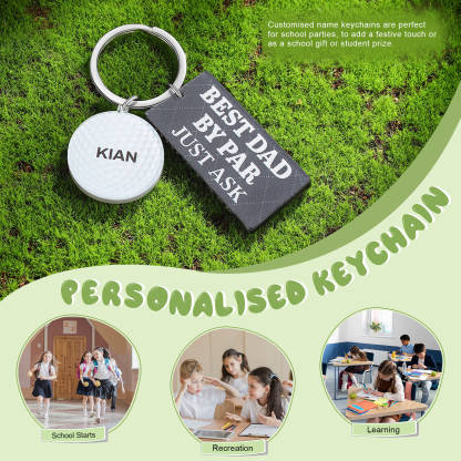 1 Name - Personalised Acrylic Keyring Five Colors to Choose From Back to School Gift for Kids
